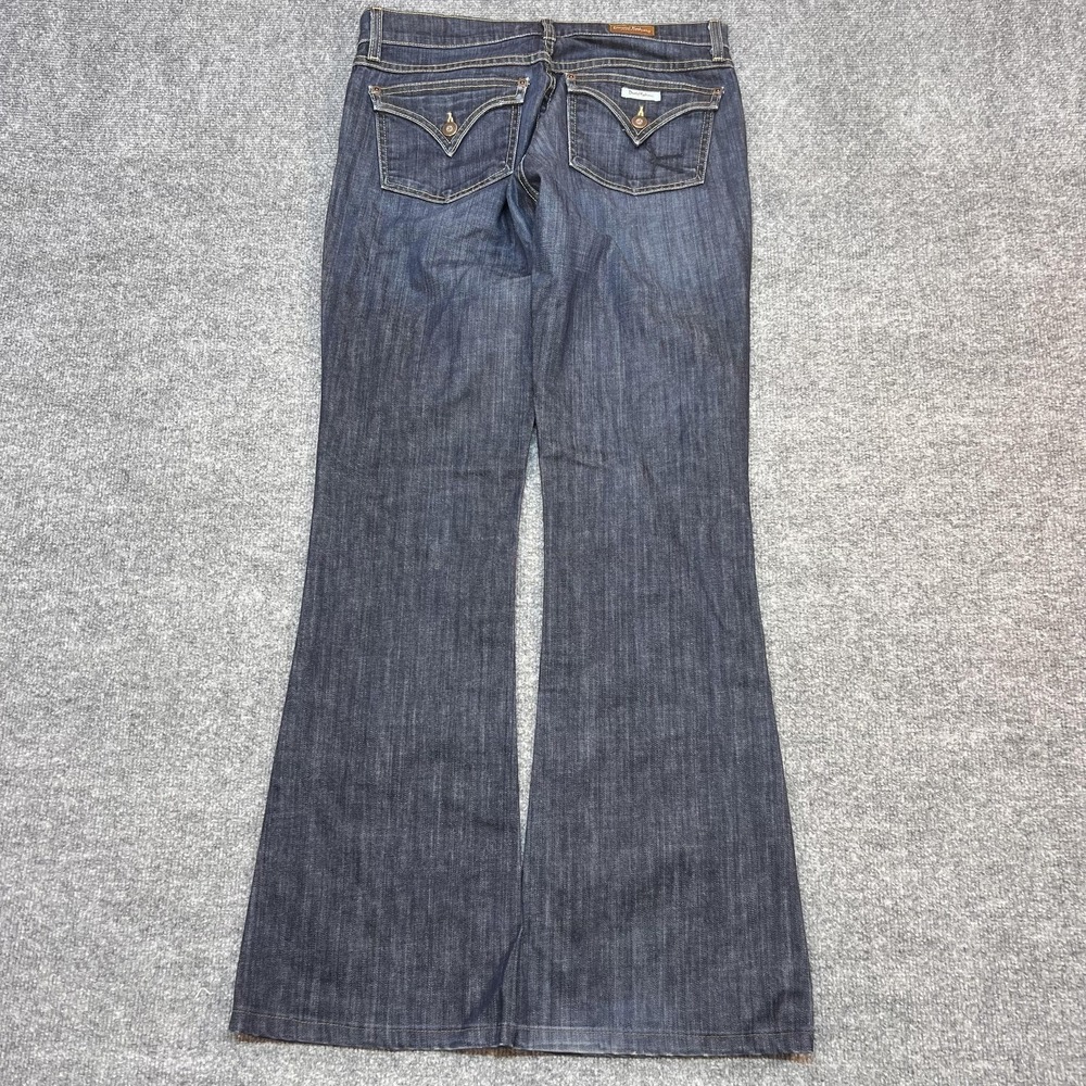David Kahn Jeans Womens 28 Blue Dark Wash Mid Rise Flare Stretch Denim USA - Picture 4 of 15